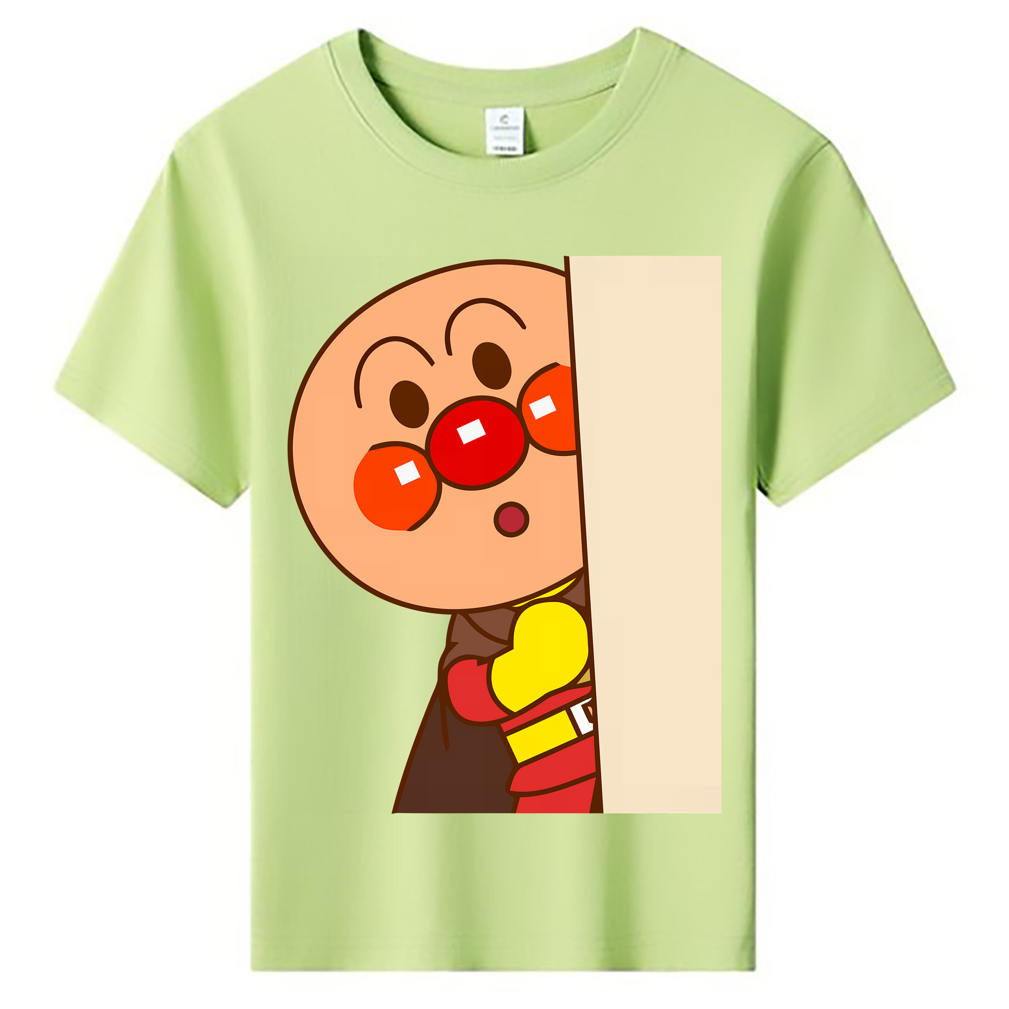 （画像用） アンパンマン Anpanman 綿100％キッズTシャツ（フロントプリント）
